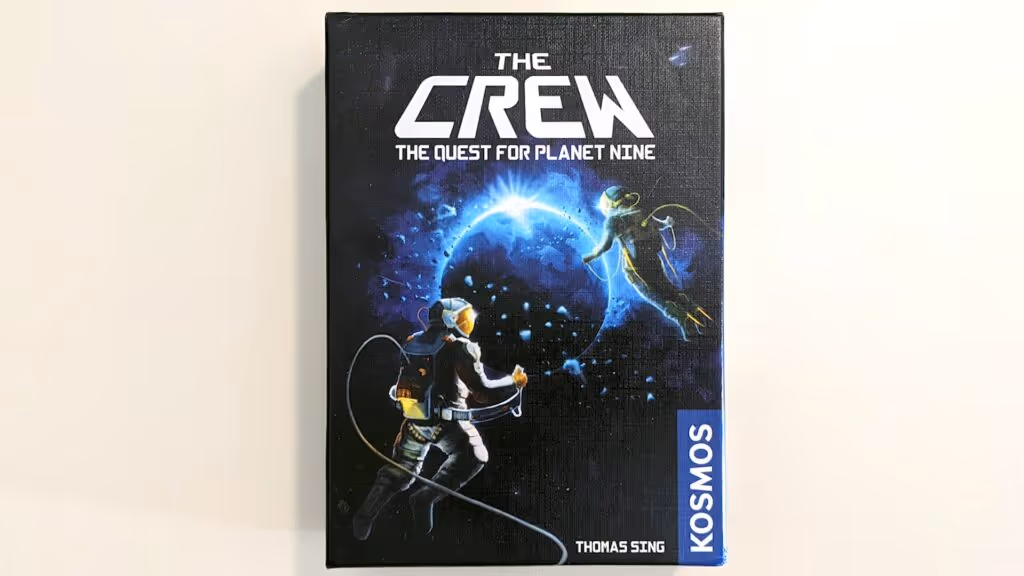 Board game 'The Quest for Planet Nine' by Thomas Sting featuring space exploration and strategic gameplay