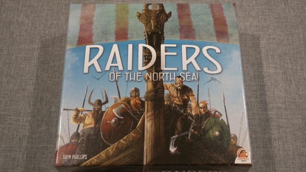 Raiders of the North Sea board game box.