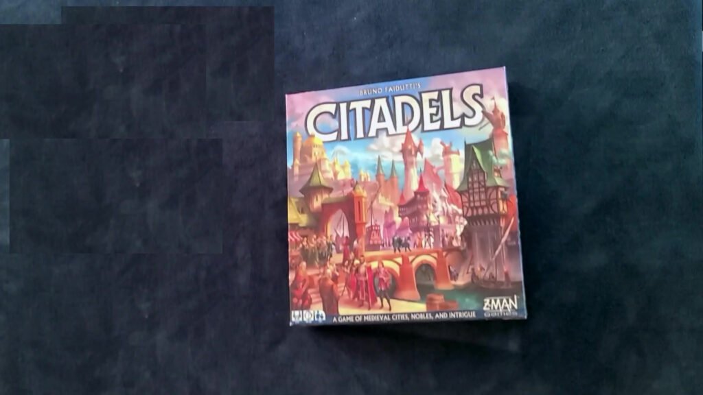 Citadels board game box.