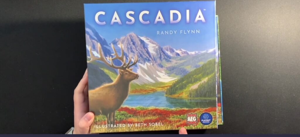 Cascadia board game box